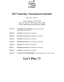 Let`s Play - City Parks Foundation