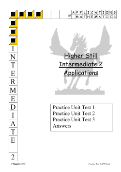Practice Unit Assessment 1