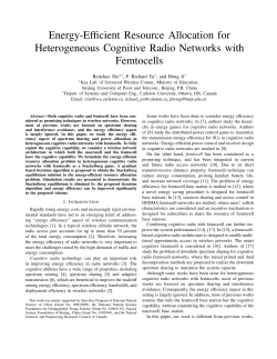 Energy-Efficient Resource Allocation for Heterogeneous Cognitive