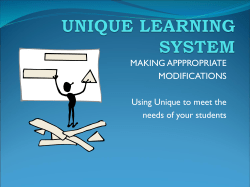 unique learning systems