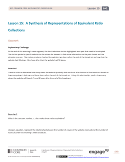 Lesson 15 - OpenCurriculum