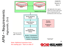 APM - Requirements - Rose