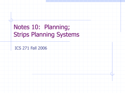 Lecture 8: Rule-Based Reasoning