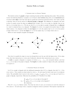 Random Walks on Graphs