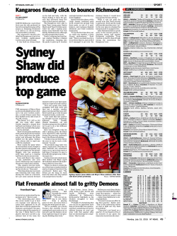 Sydney Shaw did produce top game
