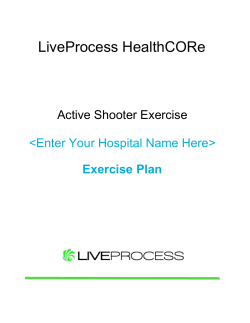 Exercise Plan Preface