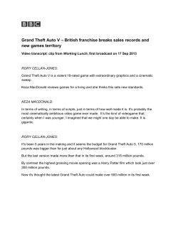 Grand Theft Auto V &ndash; British franchise breaks sales records and new