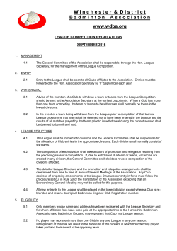 Committee Meeting to be held on Thursday, 17th May, 2001, at 31