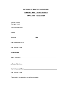 UNITED WAY OF GREATER FALL RIVER, INC.