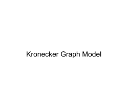 Kronecker Graph Model