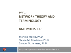 network theory and terminology