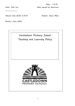 Teaching and Learning Policy