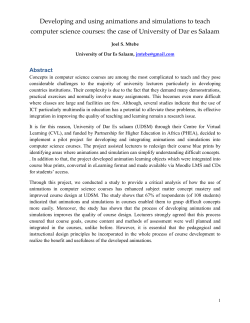 of animations and simulations materials in learning