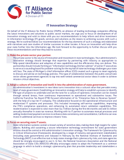 IT Innovation Strategy