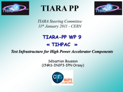 OVERVIEW OF SUPERCONDUCTING RF ACTIVITIES AT