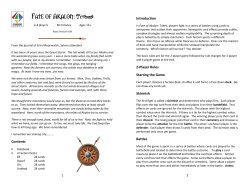 Fate of Akalon - Foursight Games