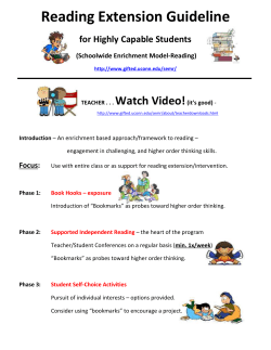 SEM-R and Talented Readers