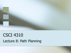 Path planning in Raven