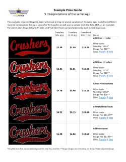 Example Price Guide 5 Interpretations of the same logo