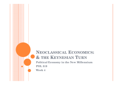 neoclassical economics: neoclassical economics
