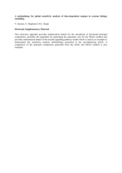 A methodology for global sensitivity analysis of time