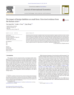 The impact of foreign liabilities on small firms
