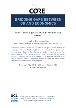 Price-Taking Equilibrium in Economics and Games