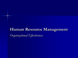 Chapter 3: Human Resource Planning, Recruitment, and Selection