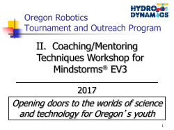 First Annual Oregon Robotics Tournament