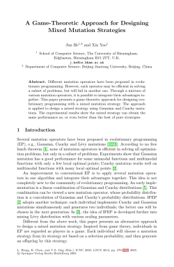 A Game-Theoretic Approach for Designing Mixed Mutation Strategies