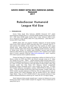 Rule KRSBI Humanoid 2017 v.21.12.16