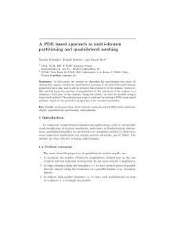 A PDE based approach to multi-domain partitioning and