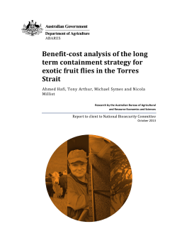 Benefit-cost analysis of the long term containment strategy for exotic