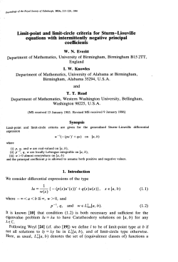 Limit-point and limit-circle criteria for Sturm