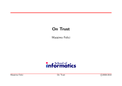 On Trust