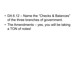 The Amendments Notes