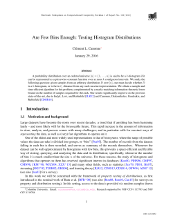 Testing Histogram Distributions