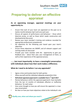 Summary of key points for Executive meeting