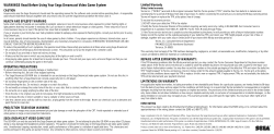 WARNINGS Read Before Using Your Sega Dreamcast Video Game