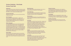 Usage Guide Printing Guideline Curious Touch Soft