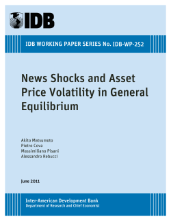 News Shocks and Asset Price Volatility in General Equilibrium
