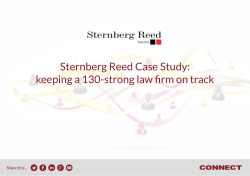 Sternberg Reed Case Study: keeping a 130