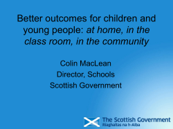 Appendix 5 Director Schools Scottish Government presentation