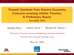 Towards Synthesis from Assume-Guarantee Contracts involving