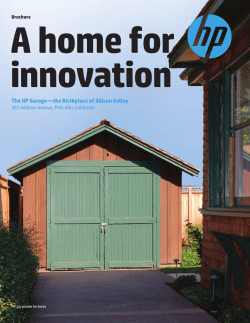 The HP Garage&mdash;the Birthplace of Silicon Valley