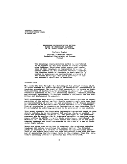 knowledge representation method based on predicate calculus in