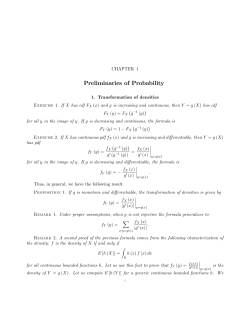 Preliminaries of Probability