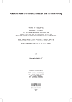 Automatic Verification with Abstraction and Theorem Proving