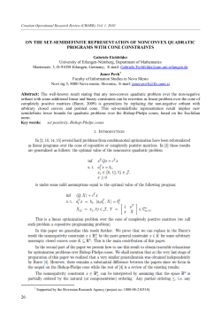 26 on the set-semidefinite representation of nonconvex quadratic