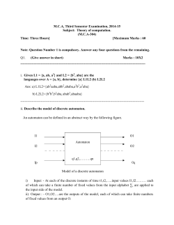 Theory of computation. (MCA-304)